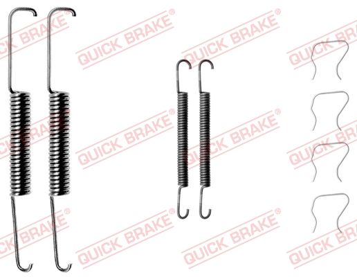 QUICK BRAKE Lisakomplekt, Piduriklotsid 105-0508